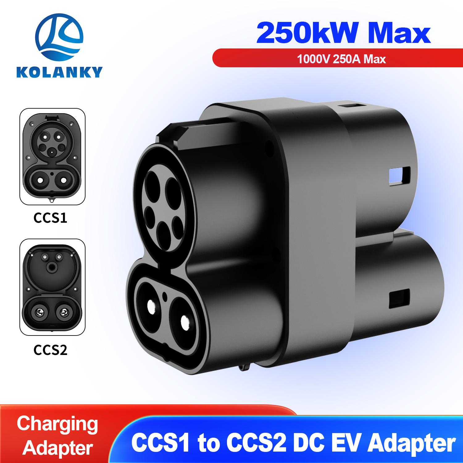Kolanky CCS1 to CCS2 EV DC 100 - Ccs2 To Ccs1 Fast Charge Adapter 250Kw review and price
