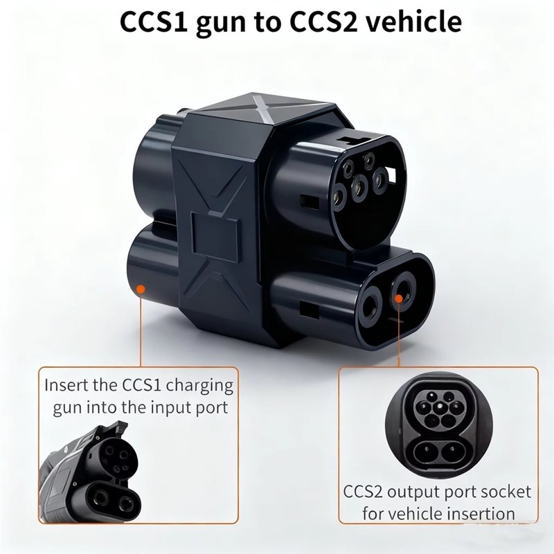 CCS1 To CCS2 Fast Charging Ada - Ccs2 To Ccs1 Fast Charge Adapter 250Kw review and price