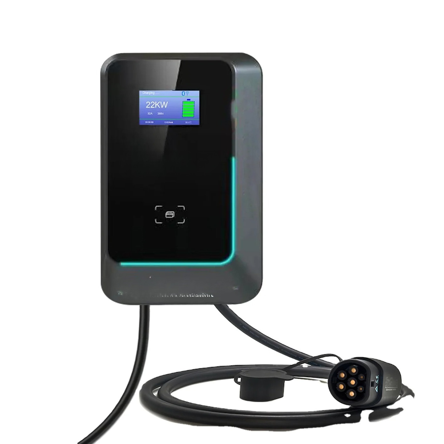 2025 Hot Sale 7kw/11kw/22kw AC - 22Kw Wallbox Type 2 Ocpp Rfid review and price