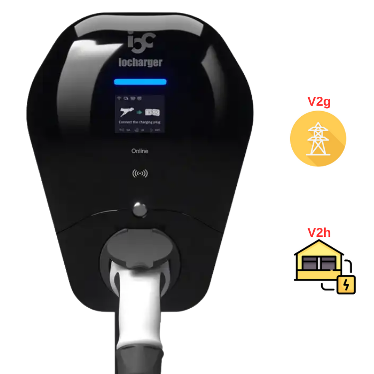 OCPP 2.0.1 ISO15118 Plug and C - V2H Bidirectional Ev Charger 7Kw review and price