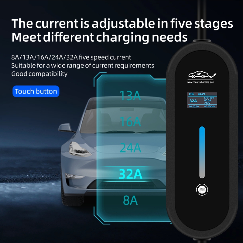 ROMADA 7KW 32A EV Portable Cha - Portable Ev Charger 32A Type 2 Cee Plug review and price