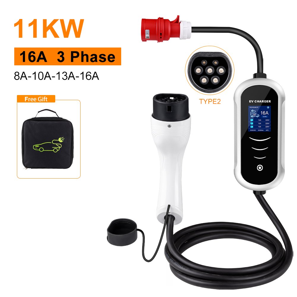 IPENGEN Type 2 Portable EV Cha - Portable Ev Charger 32A Type 2 Cee Plug review and price