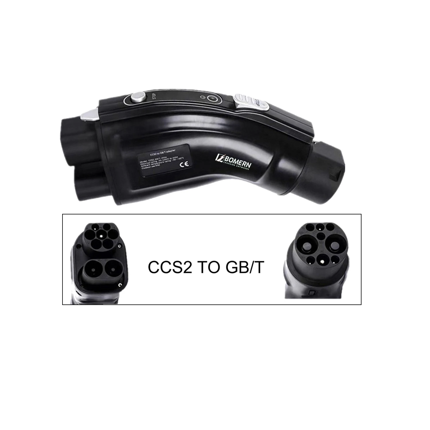 New 200A Electric Vehicle CCS2 - Gb/T To Ccs2 200A Fast Charging Adapter review and price