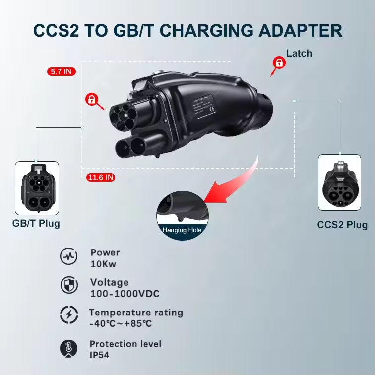 Dc Ccs2 to Gbt Adapter Combo 2 - Gb/T To Ccs2 200A Fast Charging Adapter review and price