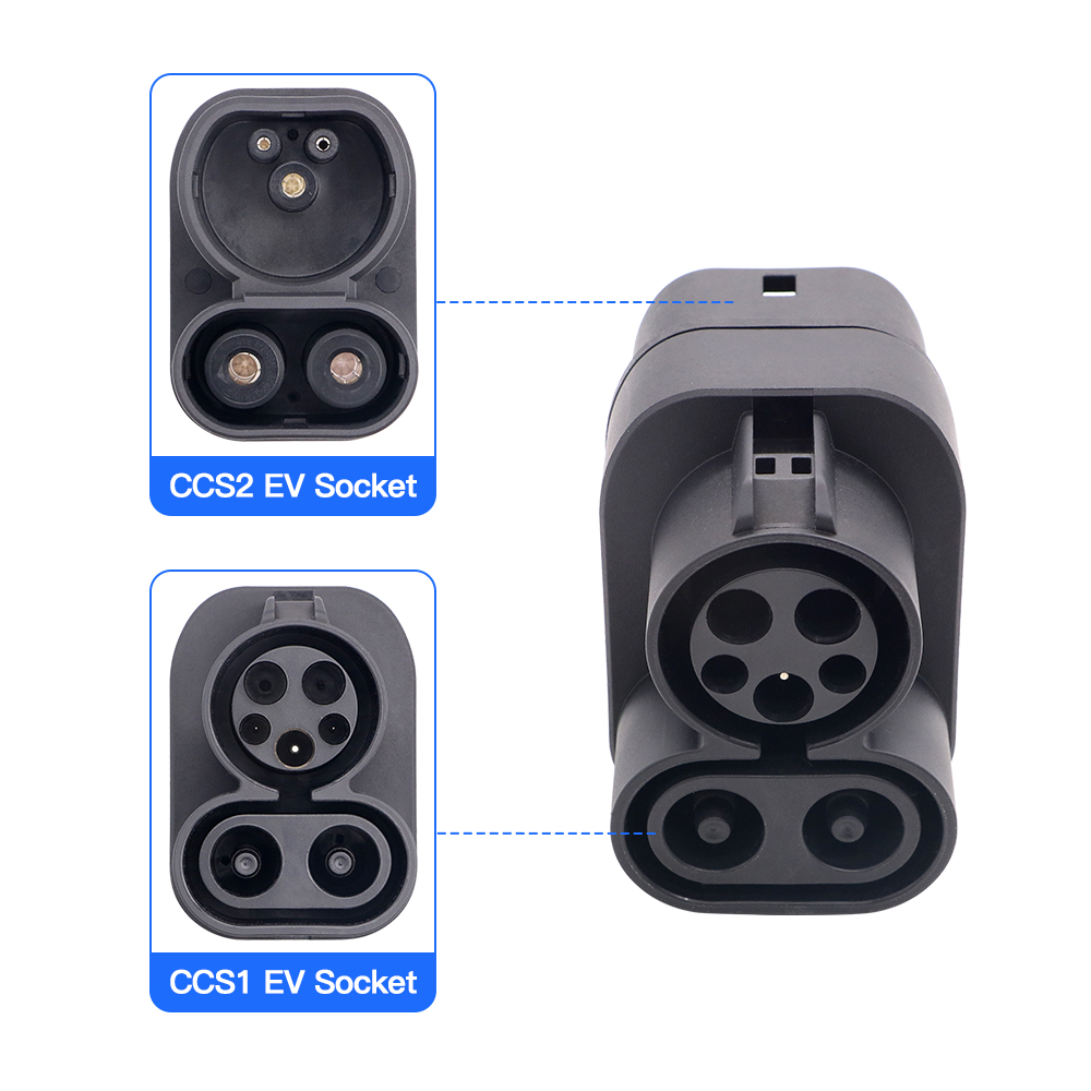 CCS1 to CCS2 EV Charger Adapte - Ccs2 To Ccs1 Fast Charge Adapter 250Kw review and price